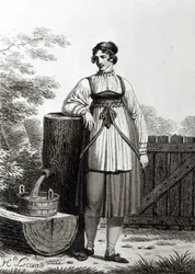 Ragazza contadina tirolese, 1817